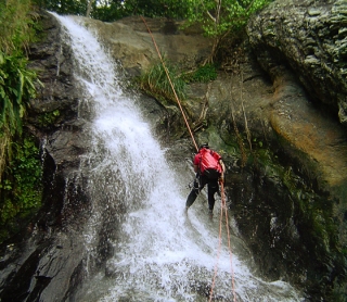 Canyoning pres de chamonix